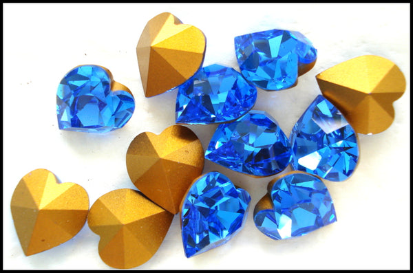 15.4x14mm (4800) Sapphire Heart Shape