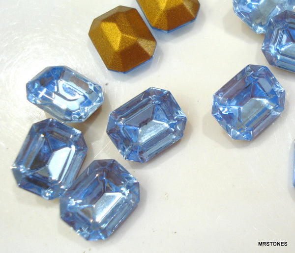 10x8mm (4600/2) TTC Light Sapphire Cushion Octagon