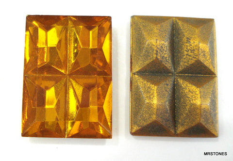 25x18mm Topaz Cushion Panel